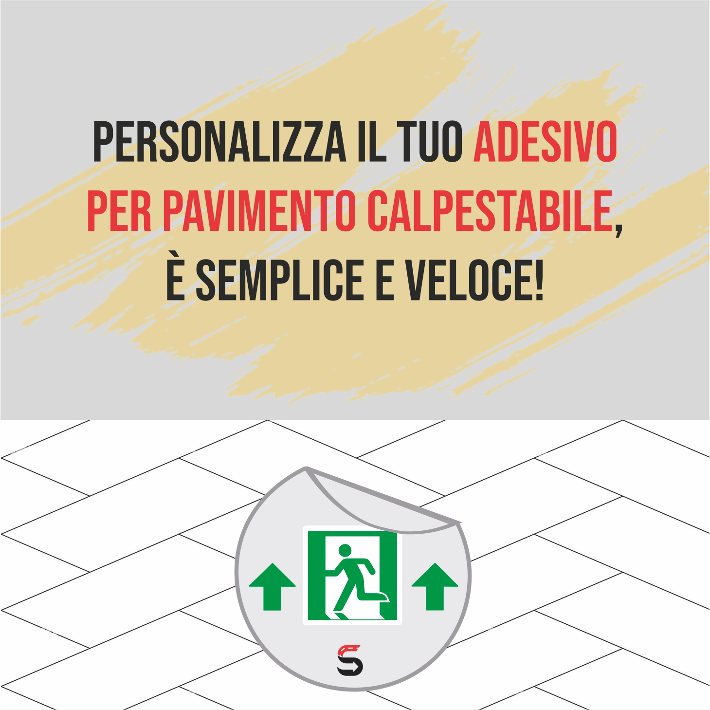 adesivo calpestabile